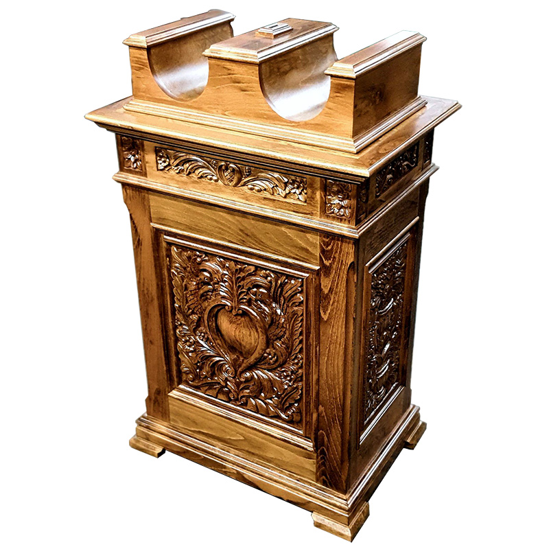 Wood Carved Candle Stand CDS2 Wood Carved Candle Stand CDS2