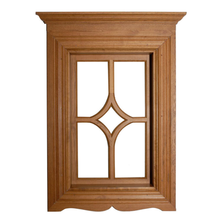 Byzantine Style Solid Wood Window WDS4